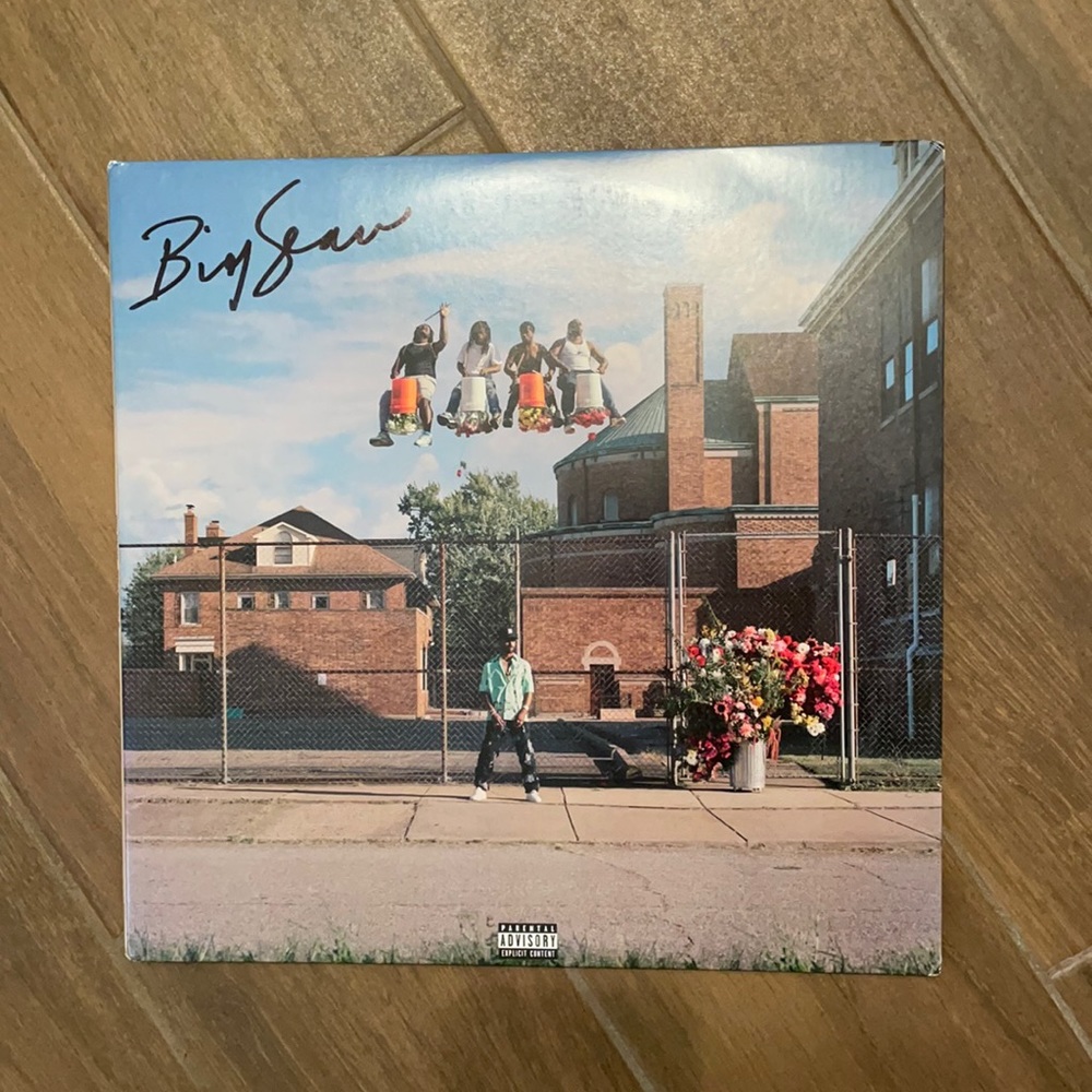 Vinyl Big Sean signed record